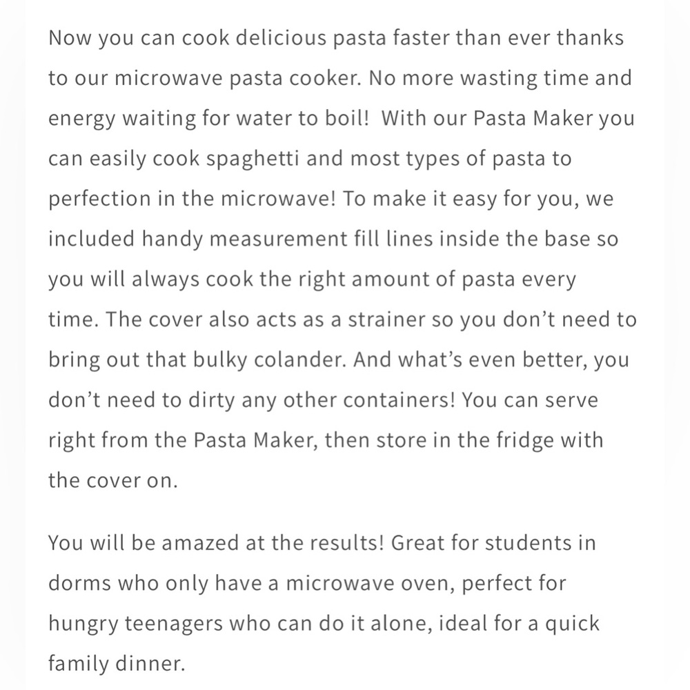 Tupperware Microwave Pasta Maker - Picture 8 of 8